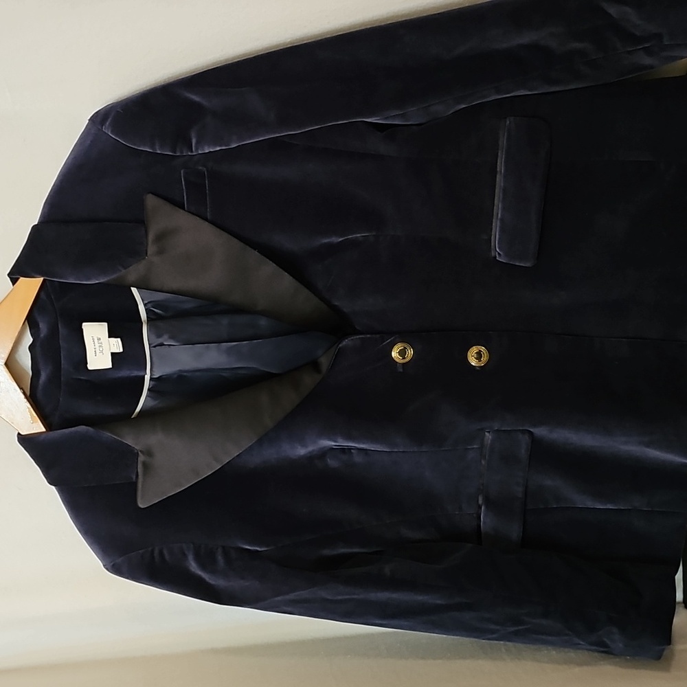 J. Crew x Marie Mormot Velvet Blazer - Picture 3 of 12